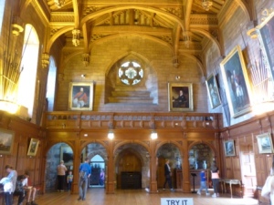 Minstrel gallery in Bamburgh King's Hall